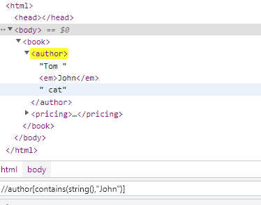 XPath中的text()和string()区别 - 三酷猫笔记