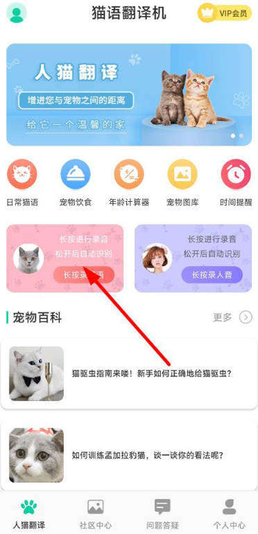 猫语翻译机翻译方法